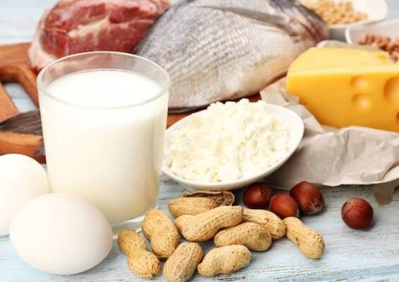 Γαλακτοκομικά προϊόντα, ψάρια, κρέας, ξηροί καρποί και αυγά - η δίαιτα της πρωτεϊνικής δίαιτας